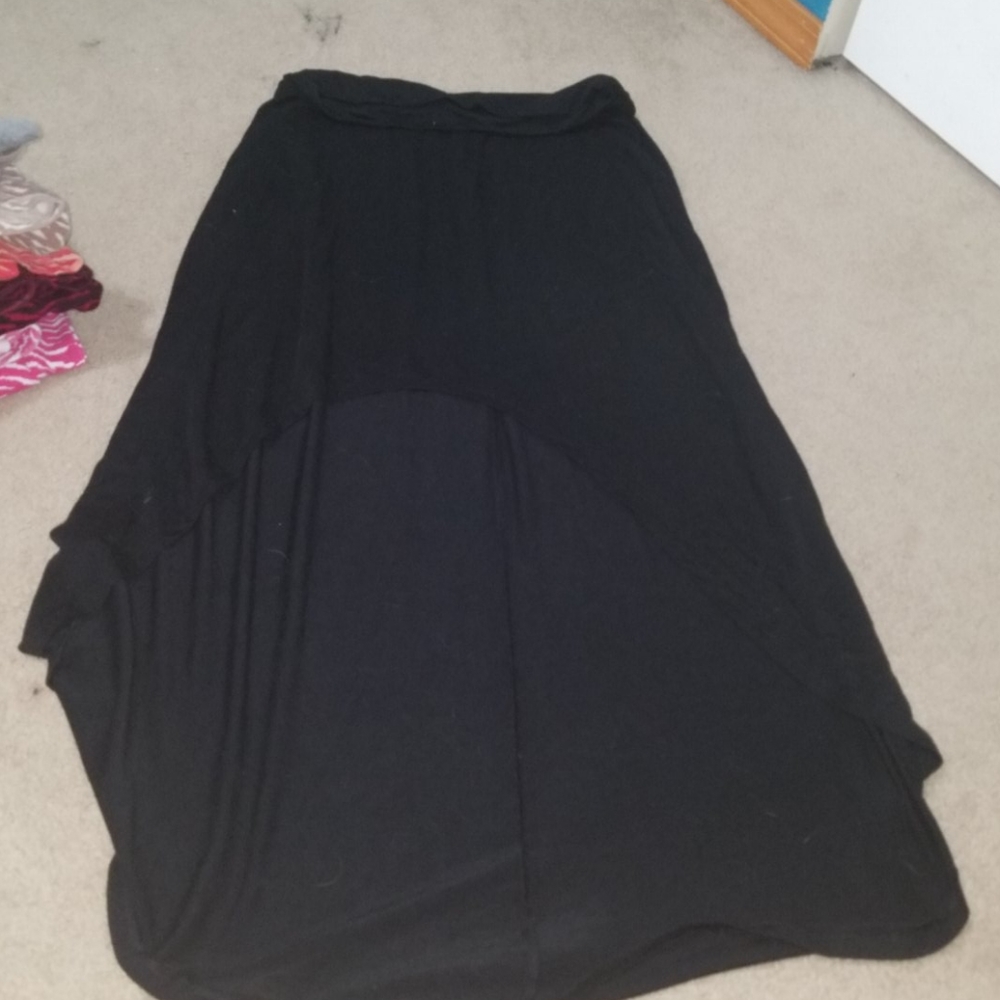 Black High Low skirt